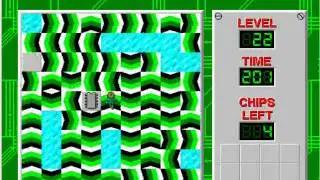 Chip's Challenge Walkthrough Levels 21 & 22
