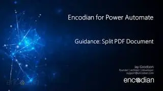Power Automate - Extract 1st Page from PDF Document