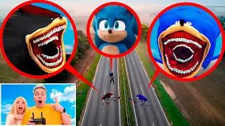 MY DRONE CAPTURED SONIC EATER, SHADOW EATER, SONIC.EXE IN REAL LIFE!!!