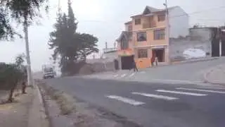 Minutos despues del Temblor - Quito - Pomasqui - Mitad del Mundo