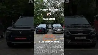 Honda Elevate vs Kia Seltos Dimensions compared! | CarWale 