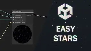 Simple way to make stars using shader graph in Unity