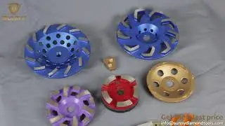 All kinds of premium diamond grinding disc for grinding concrete and terrazzo floors.