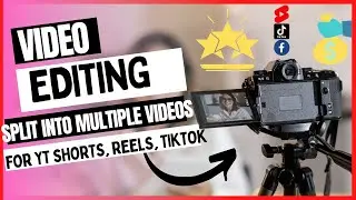 How to split a big video in multiple short videos for Facebook Reels Youtube shorts and tiktok insta