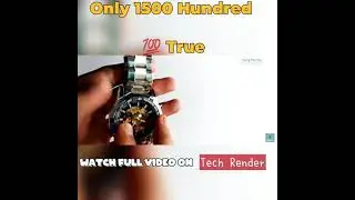 Winner Watch | Only 1500 Rs | Hindi | Tech Render | #Shorts