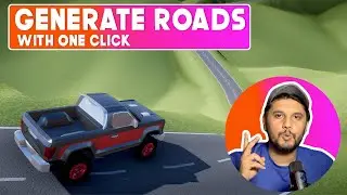 Create Road with one click in Unity 3D