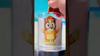 Bingo Sand Art 🧡🏝️ | Bluey  #ytshorts