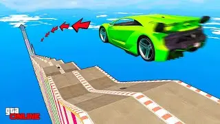 ТОЛЬКО 5% ПРОЙДУТ ЭТО! БОЛЬШОЙ СПУСК БЕЗ ТОРМОЗОВ И ГОНКИ НА МАШИНАХ В GTA 5 ONLINE