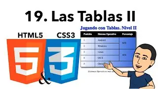 👨🏻‍💻 Curso Básico de HTML y CSS 19 -Las Tablas II-