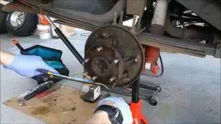 Rear drum brake job on 1999 Cherokee
