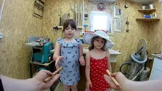 Волшебные палочки на токарном станке
