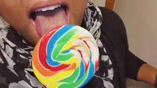 Xtreme mouth sounds, carnival lollipop! ASMR
