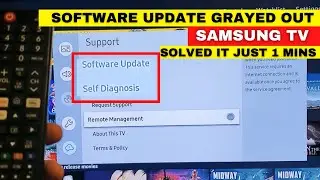 Samsung TV Software Update Grayed Out || Fix it Now (Samsung TV Software Update Not Available)