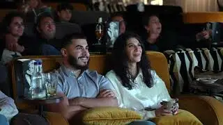 Watching their wedding at the Cinema  - Ezgi & Huseyin