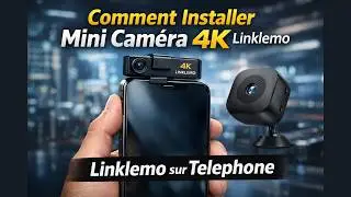 Comment Installer Mini Caméra 4K Linklemo sur Téléphone, Comment Connecté Caméra sans Wifi 