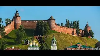 Путешествие по стене Кремля Нижний Новгород A walk on the Kremlin wall of Nizhny Novgorod