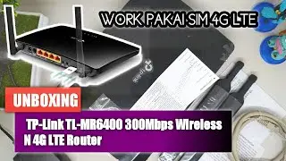 UNBOXING tpLINK TL-MR6400 300Mbps Wireless N 4G LTE Router