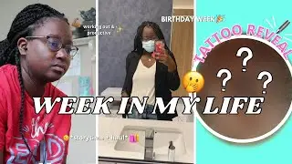 a week in my life☀ | VLOG| FIRST TATTOO 🫣,22nd birthday🎉, target haul🛍, work 💻 | It'sElise