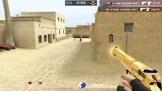 Матчмейкинг 2x2 в CS:SOURCE CS2 HUD - map de_dust2, de_mirage_csgo