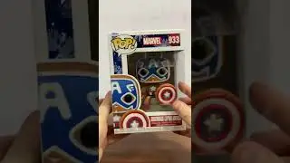 Фигурка Funko POP! Bobble Marvel Holiday Gingerbread Captain America