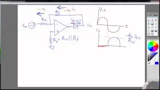 Simple Half Wave Rectifier Example with Op Amp Part 2