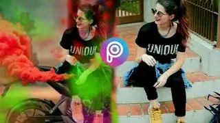 Picsart Holi special editing ...