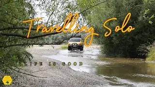 Solo in a River Bed