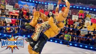 BROCK LESNER VS SHAWN MICHAELS WWB CHAMPIONSHIP ACTION FIGURE MATCH (12/12)