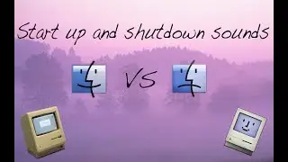 Mac start up and crash sounds