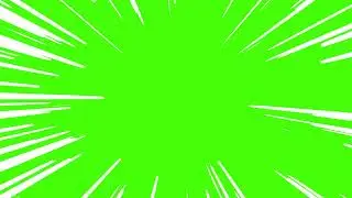 Anime Radial Green Screen Effect 4k| Free Overlay | HD