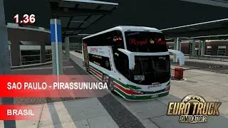 ETS2 | BRASIL | SAO PAULO - PIRASSUNUNGA | Invictus DD