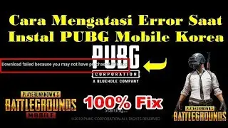 How to Fix You May Not Purchase This App PUBG Mobile Korea