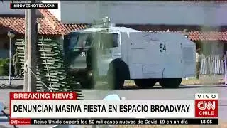 Irresponsables: Fiesta covid en Espacio Broadway