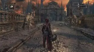 Bloodborne first boss battle