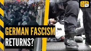 German cops go ballistic on pro-Palestine protestors. Fascism returns?