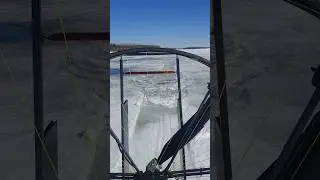 Аэролодка последний весенний лёд. Будьте осторожны. Всем удачи! 