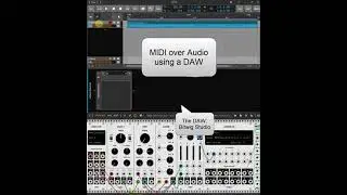 MIDI over Audio using a DAW