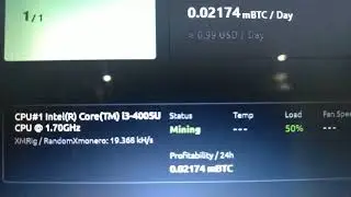CPU  i3 1.7 GHz MINING  Unlock Nicehash (Cheat Engine)