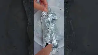 ЛОСОСЬ В ФОЛЬГЕ НА МАНГАЛЕ.