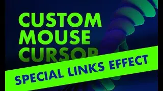 Custom Cursor - Special Links Effect & Lightbox issue update