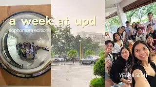 uni diaries: first week of sophomore year! 🌻 up diliman | furanshinu