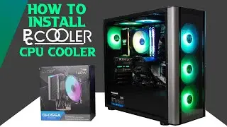 How To Install PCcooler GI-D56A CPU Cooler (AMD AM4)