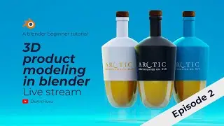 3D Product Visualization in Blender - Episode 2 __ A blender beginner tutorial.  