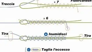 TUTORIAL: NODO PER UNIRE TRECCIA E FLUORCARBON by CATFISH WORLD