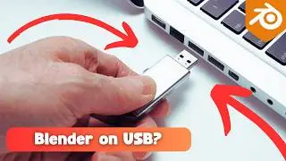How to install portable Blender on a USB - Super easy way