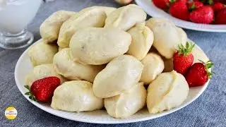 ВАРЕНИКИ С ЯГОДАМИ! Самые Вкусные Вареники На Пару с Клубникой!