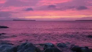 amazing sunset at Topsail Beach