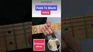 How to play the intro to 'Fade to black' by Metallica