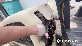 На ремонт привезли каток японский