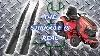 Changing the Blades on my Craftsman T240 with Ecreban Blades!
